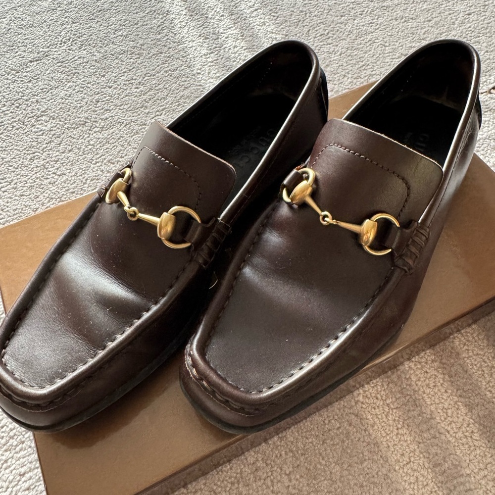 Vintage Men’s Gucci Loafer, Dark Chestnut, size 7.5